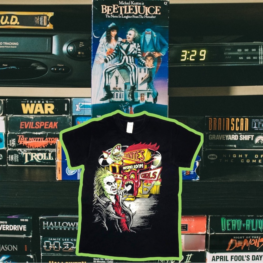 Beetlejuice Dante’s Inferno Room Graphic Tee